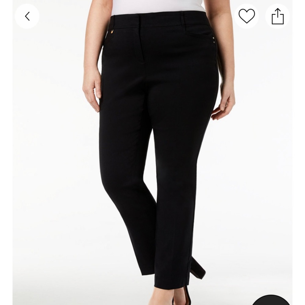 JM Collection Plus & Petite Plus Size Tummy Control
Curvy-Fit Pants,